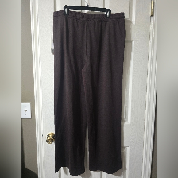 NWT Vuori Halo Essential Wide Leg Lounge Pants in Java Heather, Size XXL. - Picture 7 of 14